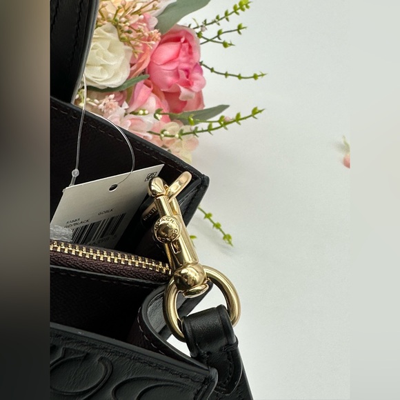 Coach Signature Leather Carryall Bag - Picture 13 of 15